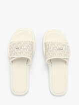 Slippers Suki Michael kors Wit accessoires KFA1B150